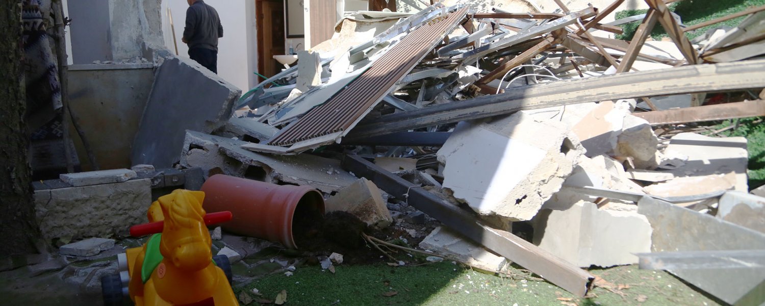 Israeli forces demolish part of the Abu Jubna family home in Sheikh Jarrah, East Jerusalem, October 25, 2023.