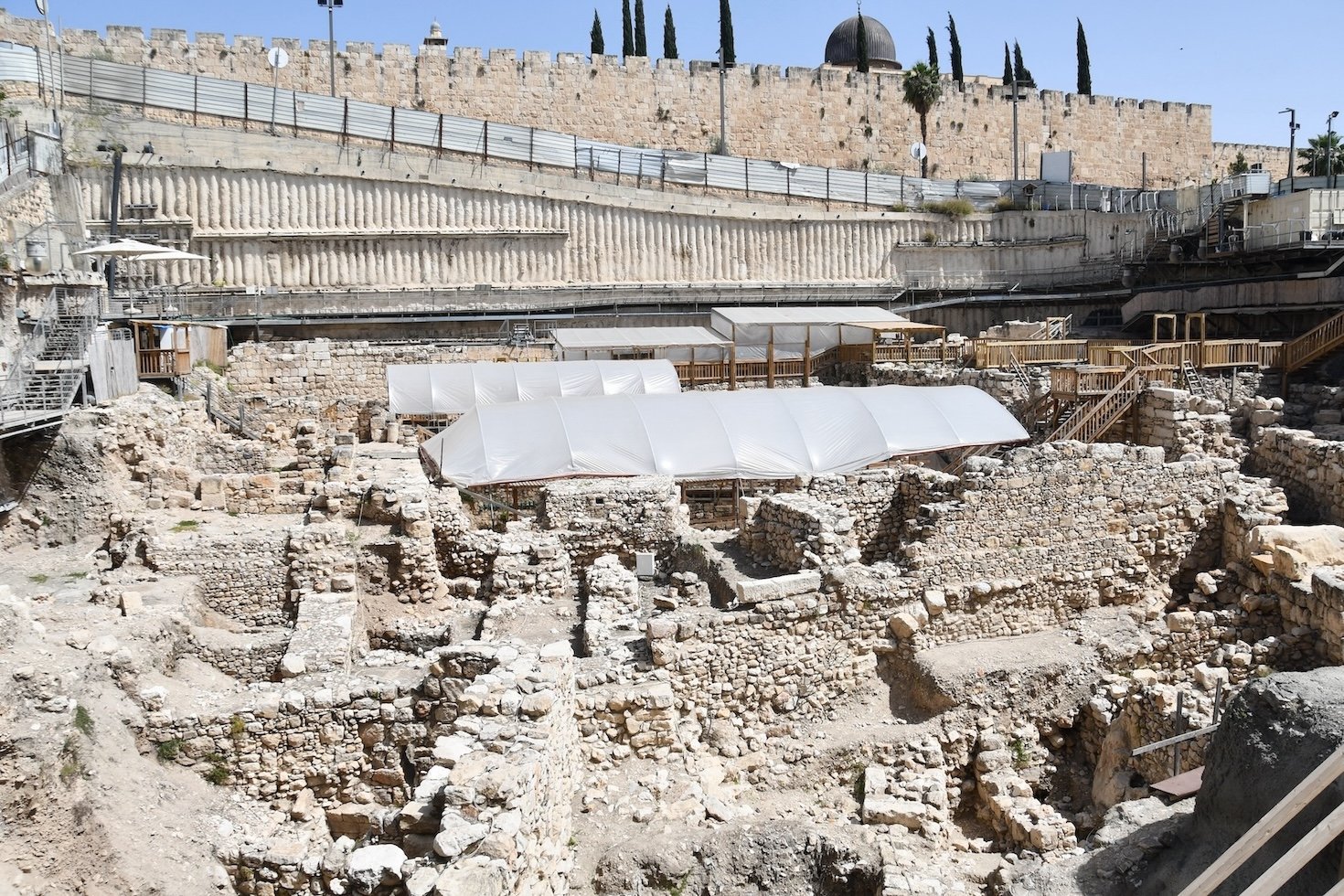 Excavation site in the Silwan neighborhood of East Jerusalem, April 24, 2024