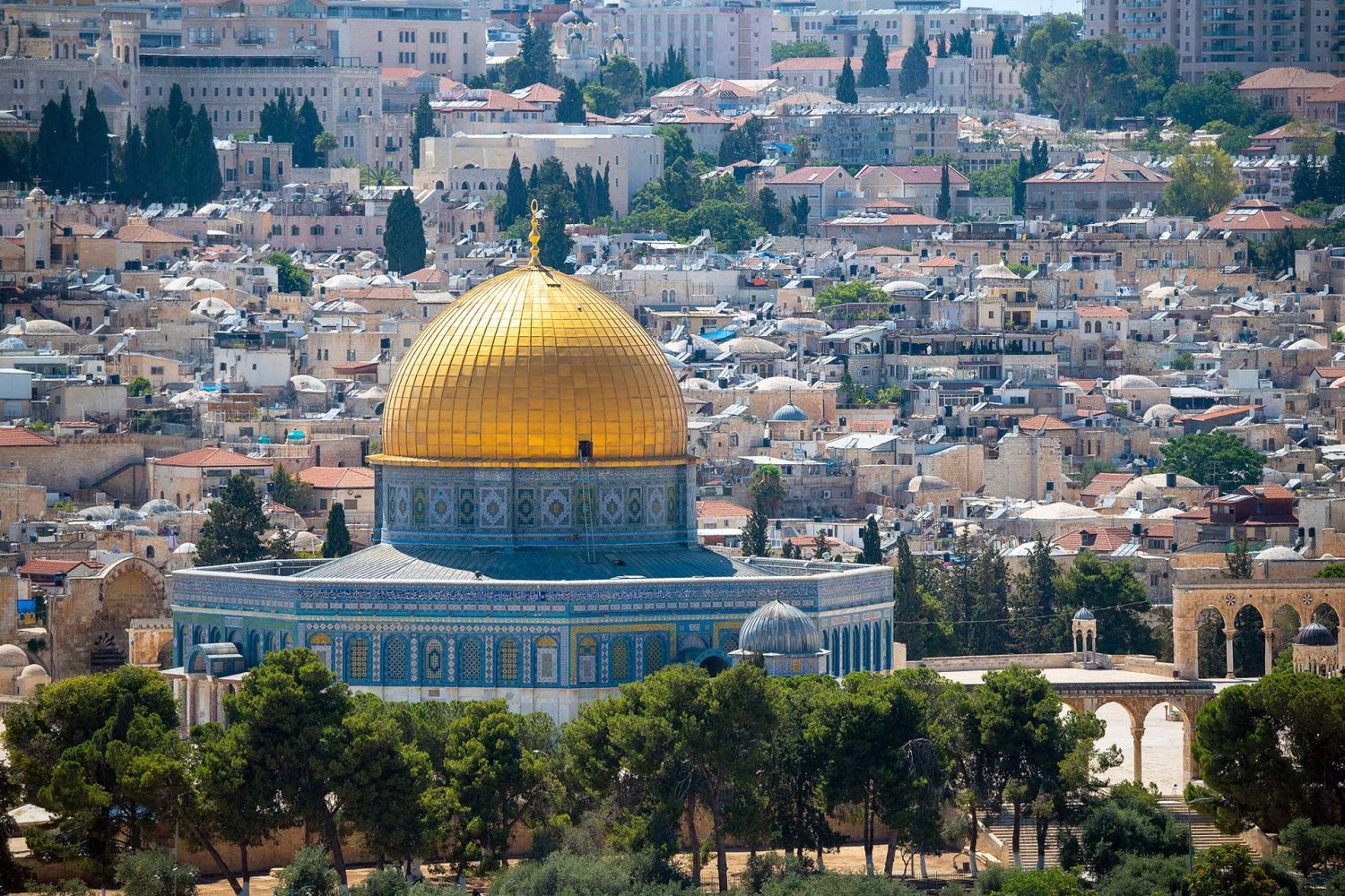 A view of the Dome of the Rock in Jerusalem, July 19, 2018