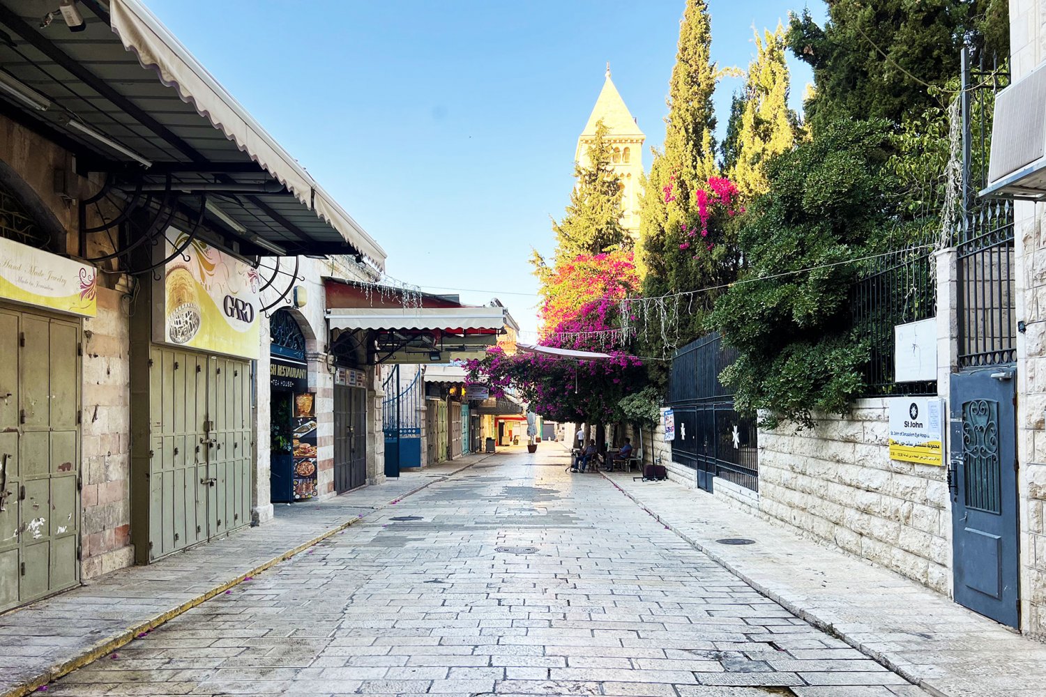 Empty streetsl, Jerusalem