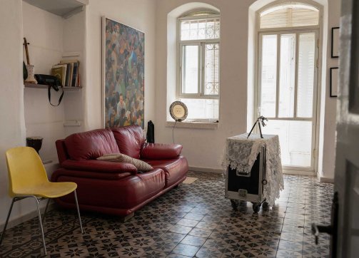 One of the rooms in the new Sabreen studio in Sheikh Jarrah, East Jerusalem