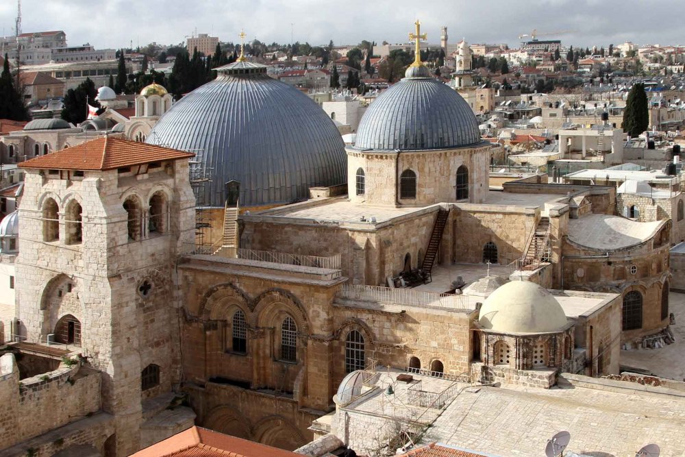 The fourth-century Church of the Holy Sepulchre