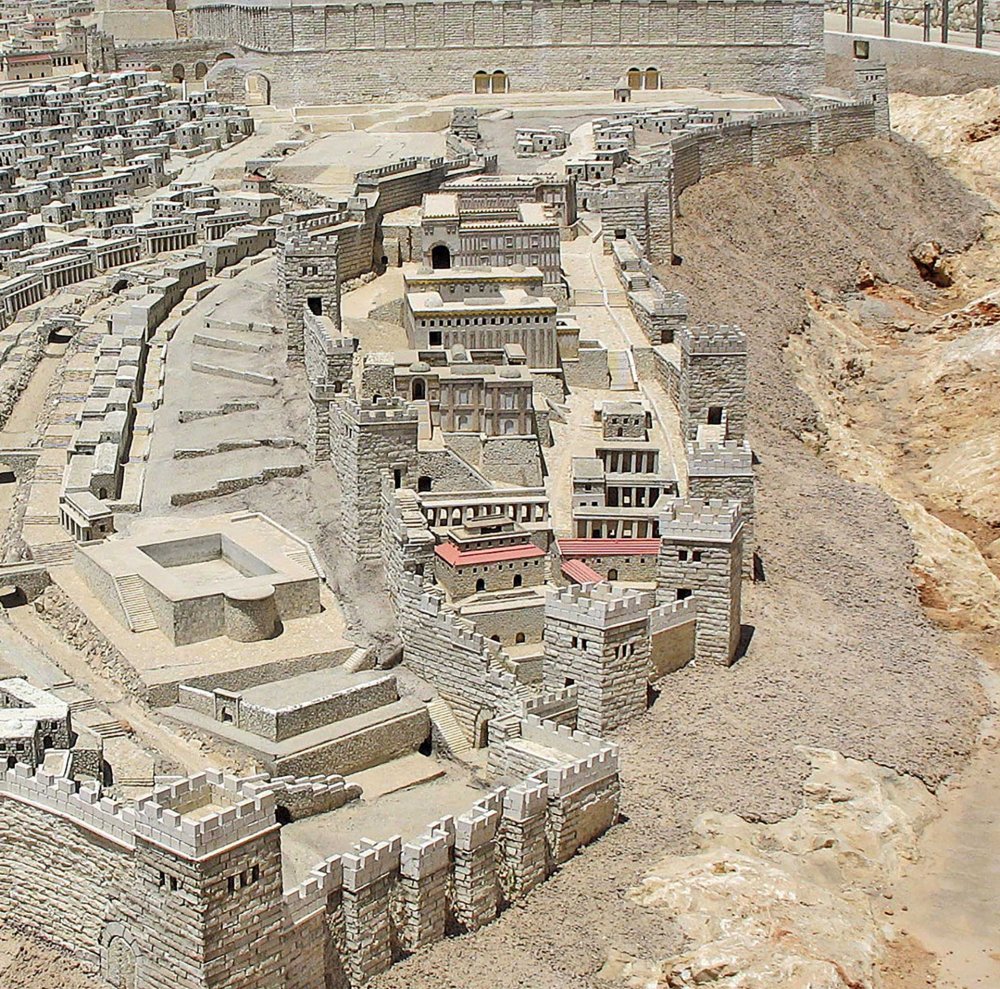 A model of the biblical City of David