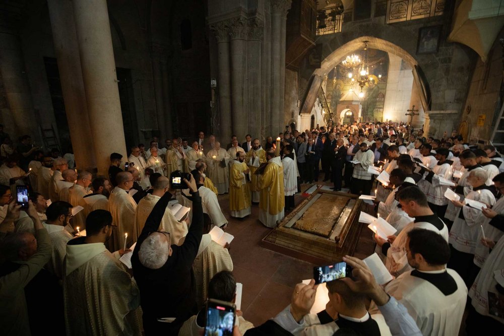 Latin Easter at Jerusalem’s Church of the Holy Sepulchre, March 31, 2024