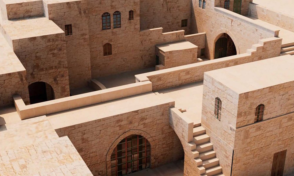 Virtual reality model of Jerusalem at the Jerusalem Hotel in East Jerusalem