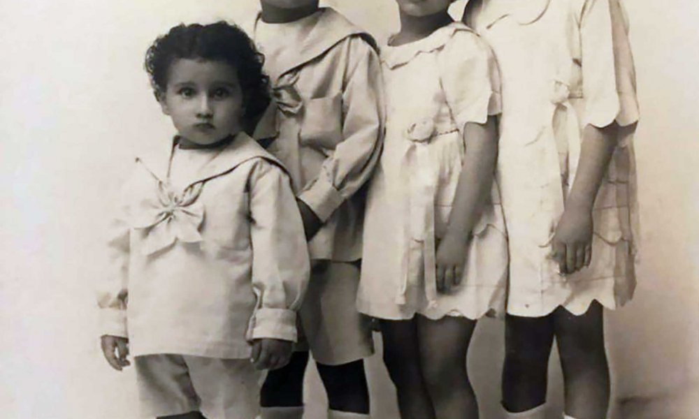 Four of Nabiha and Boulos’s children, Jerusalem, ca. 1920