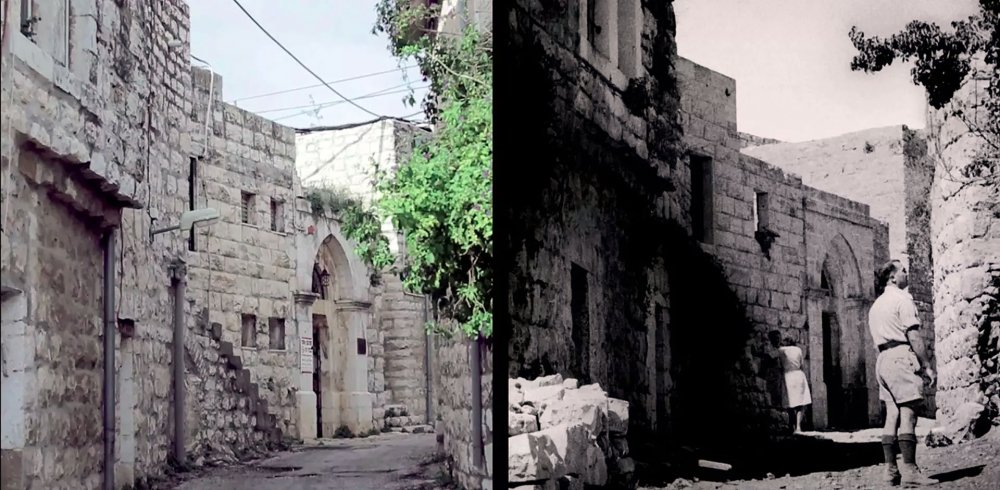 A building in Deir Yasin, a formerly Palestinian village just outside Jerusalem