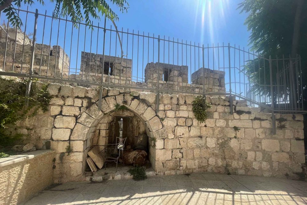 The historic walls of Jerusalem’s Old City abut the Spafford Children’s Center