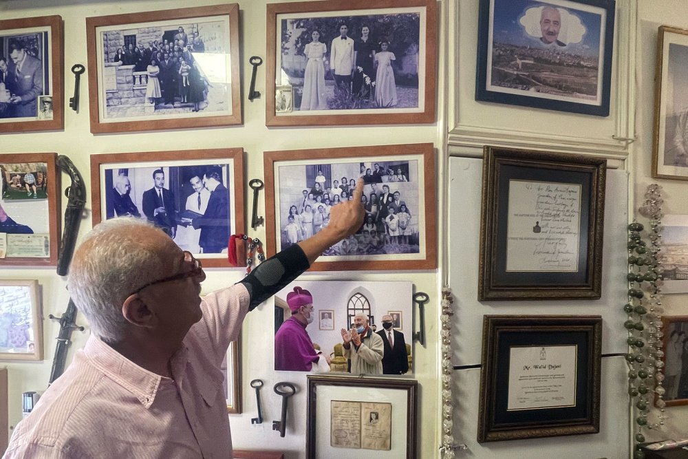 Abu al-Walid Dajani in his office in Jerusalem