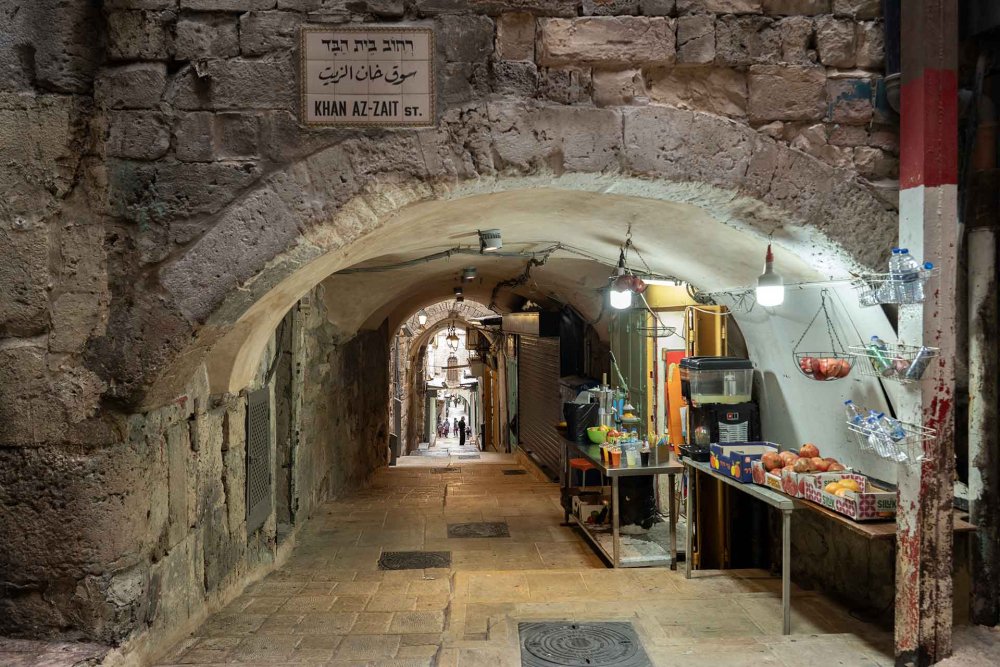 Jerusalem’s Old City markets stand empty in the shadow of war, November 25, 2023.