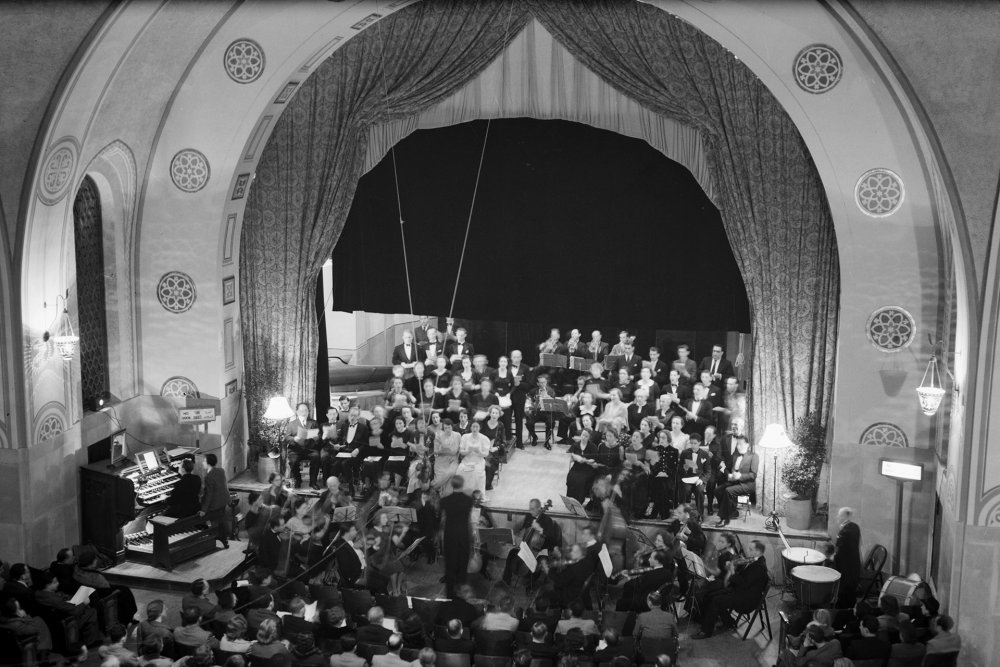 A choral and orchestra concert, YMCA, Jerusalem, 1938