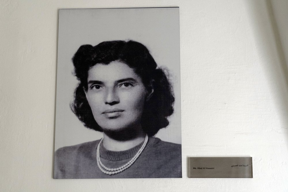 The late Hind al-Husseini, who established the Palestinian Heritage Museum in Sheikh Jarrah, Jerusalem