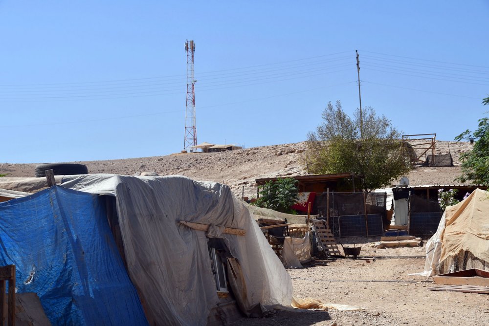 New settler outpost near Khan al-Ahmar area, Jerusalem, November 1, 2024