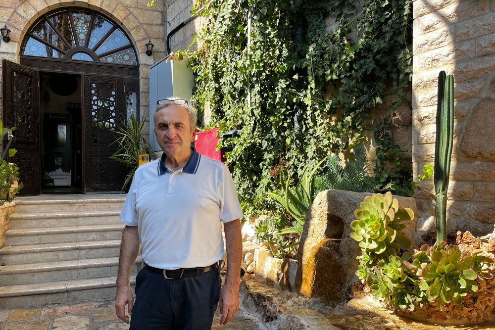 Raed Saadeh, owner of the Jerusalem Hotel, East Jerusalem, August 13, 2024