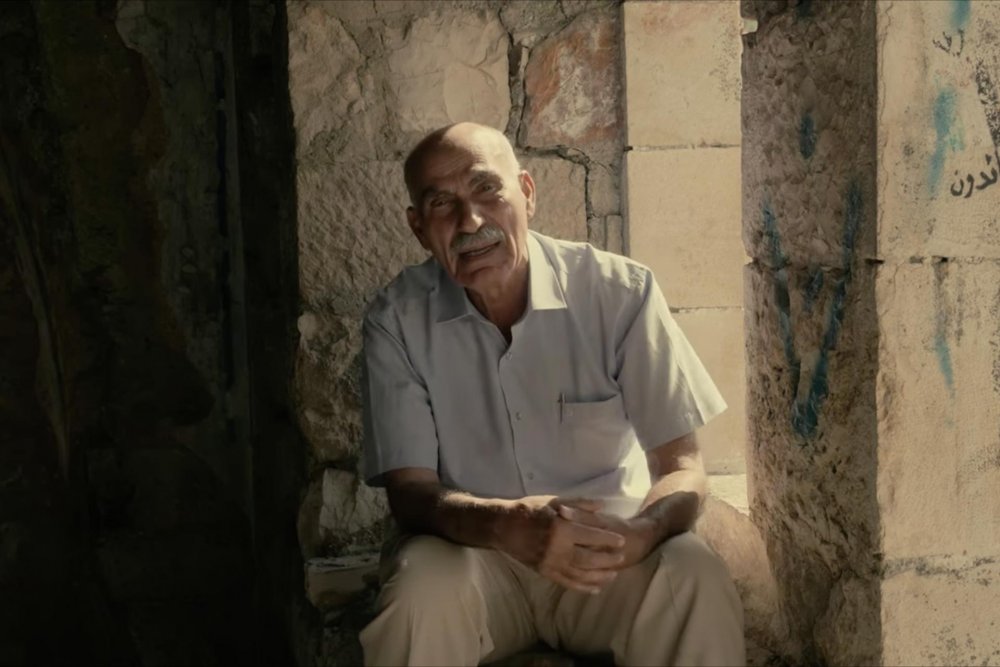 Screenshot from the YouTube video, “What’s The Story? Yacoub Ahmad Odeh in Lifta”