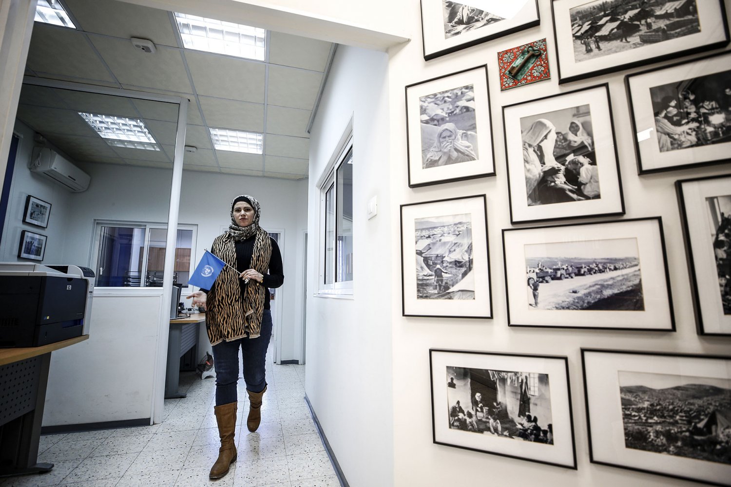 UNRWA offices, Sheikh Jarrah, East Jerusalem, January 30, 2024