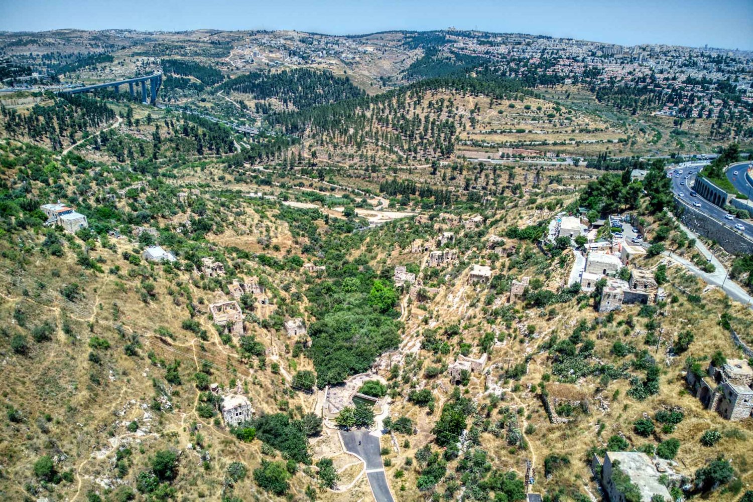 The Palestinian village Lifta, located five kilometers northwest of the Old City