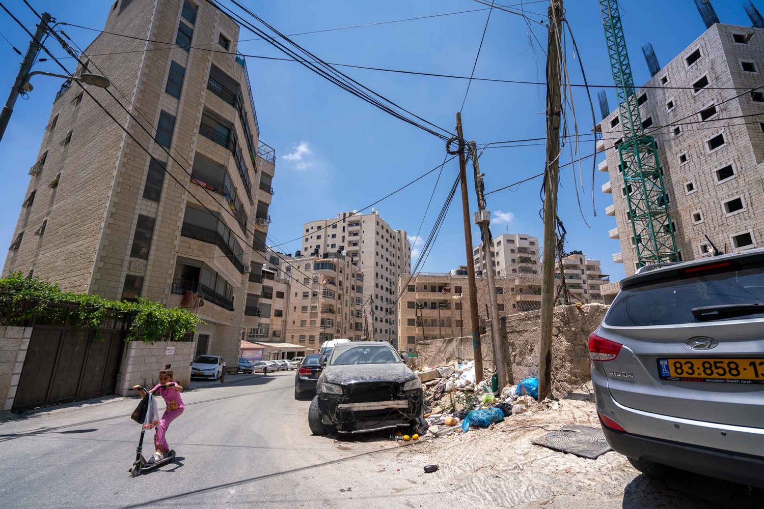 Children in Kufr ‘Aqab, East Jerusalem, have few play or sports spaces