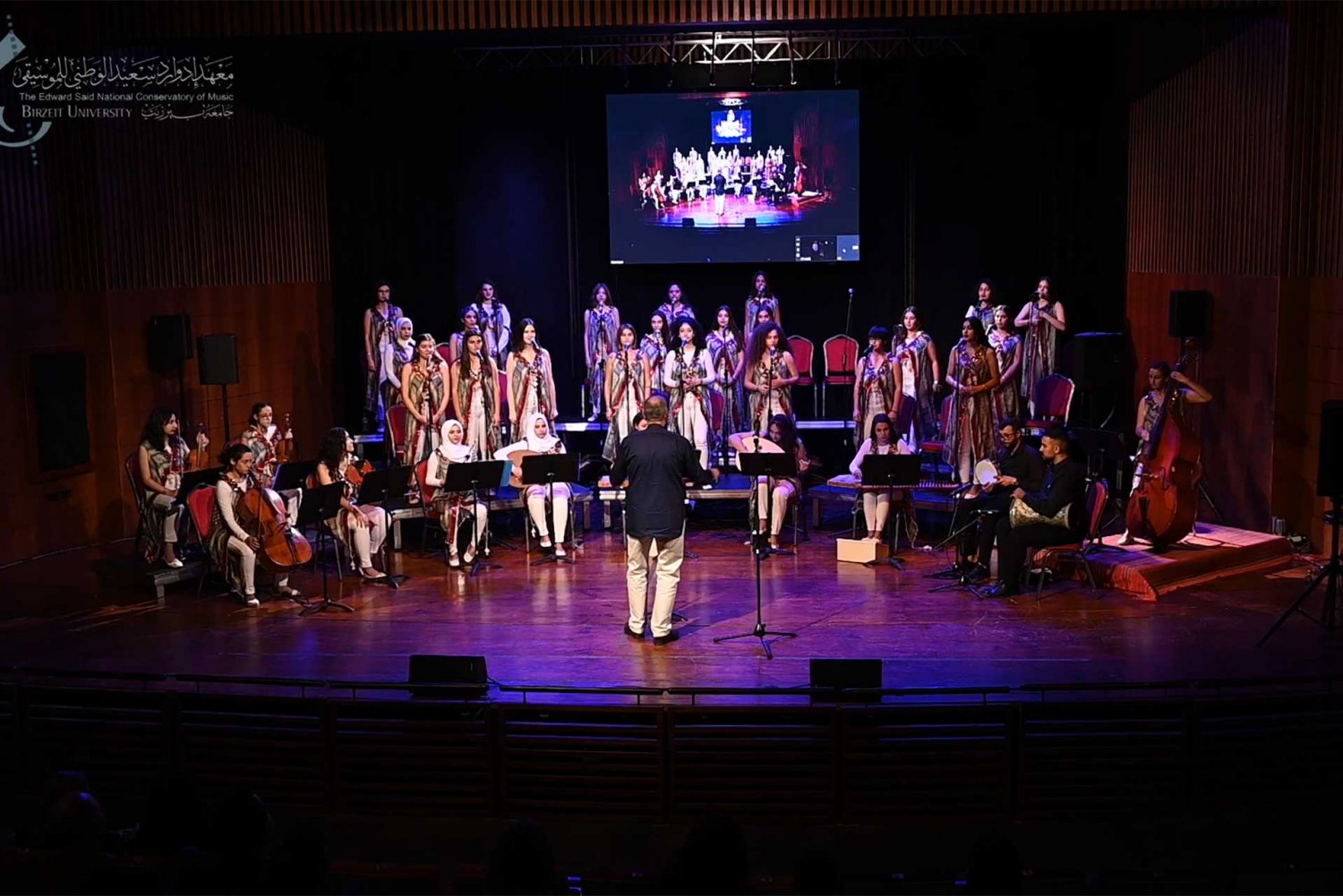 Banat al-Quds choir, conducted by Suhail Khoury, Jerusalem